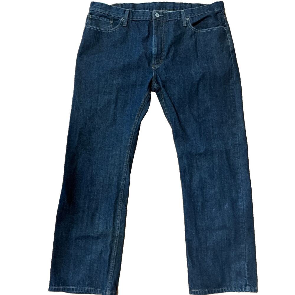 Levis Levi’s 514 Straight Fit Jeans Mens 42x32 Blue Denim Straight Leg